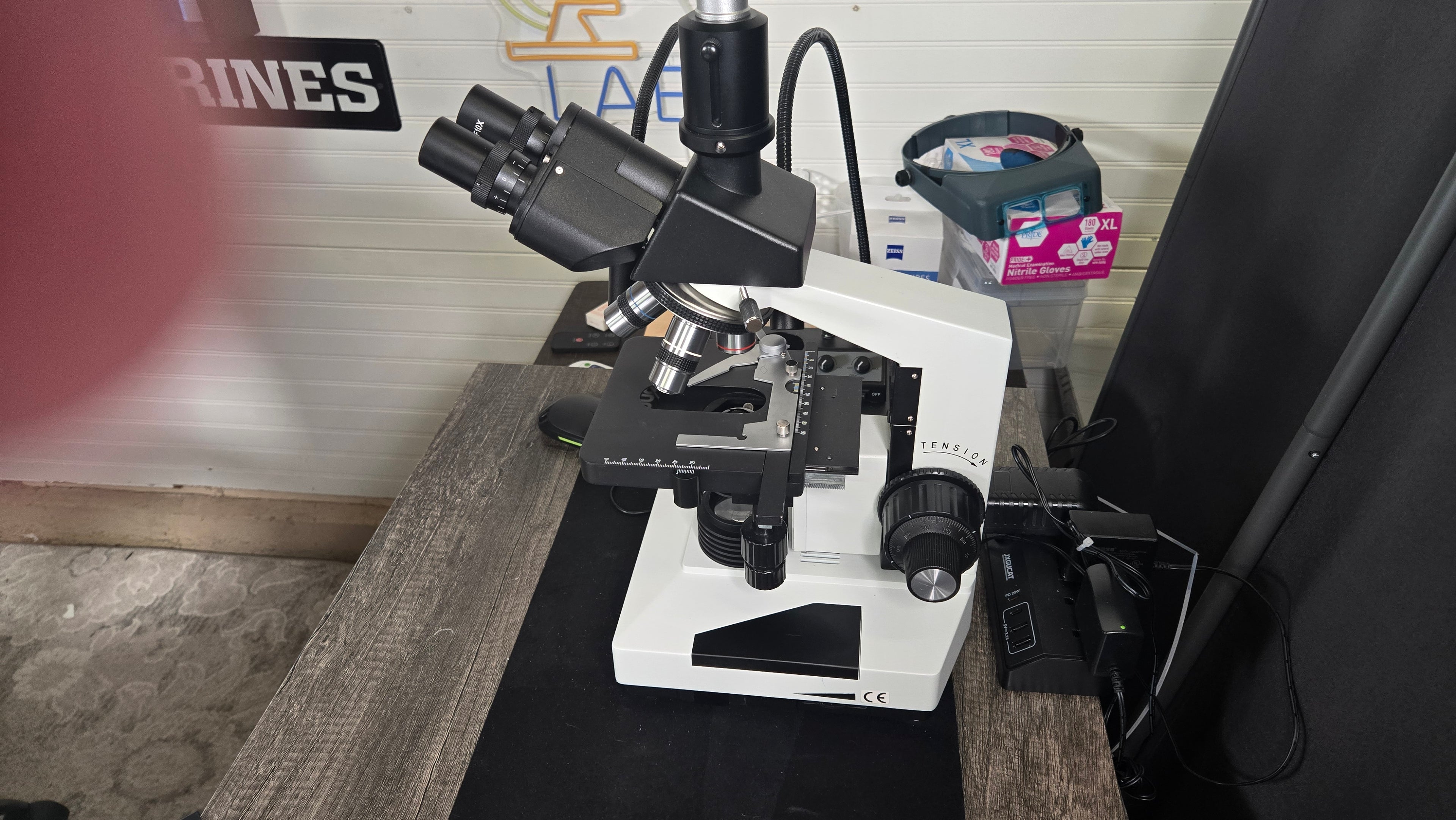 AmScope T490 Trinocular Compound Microscope