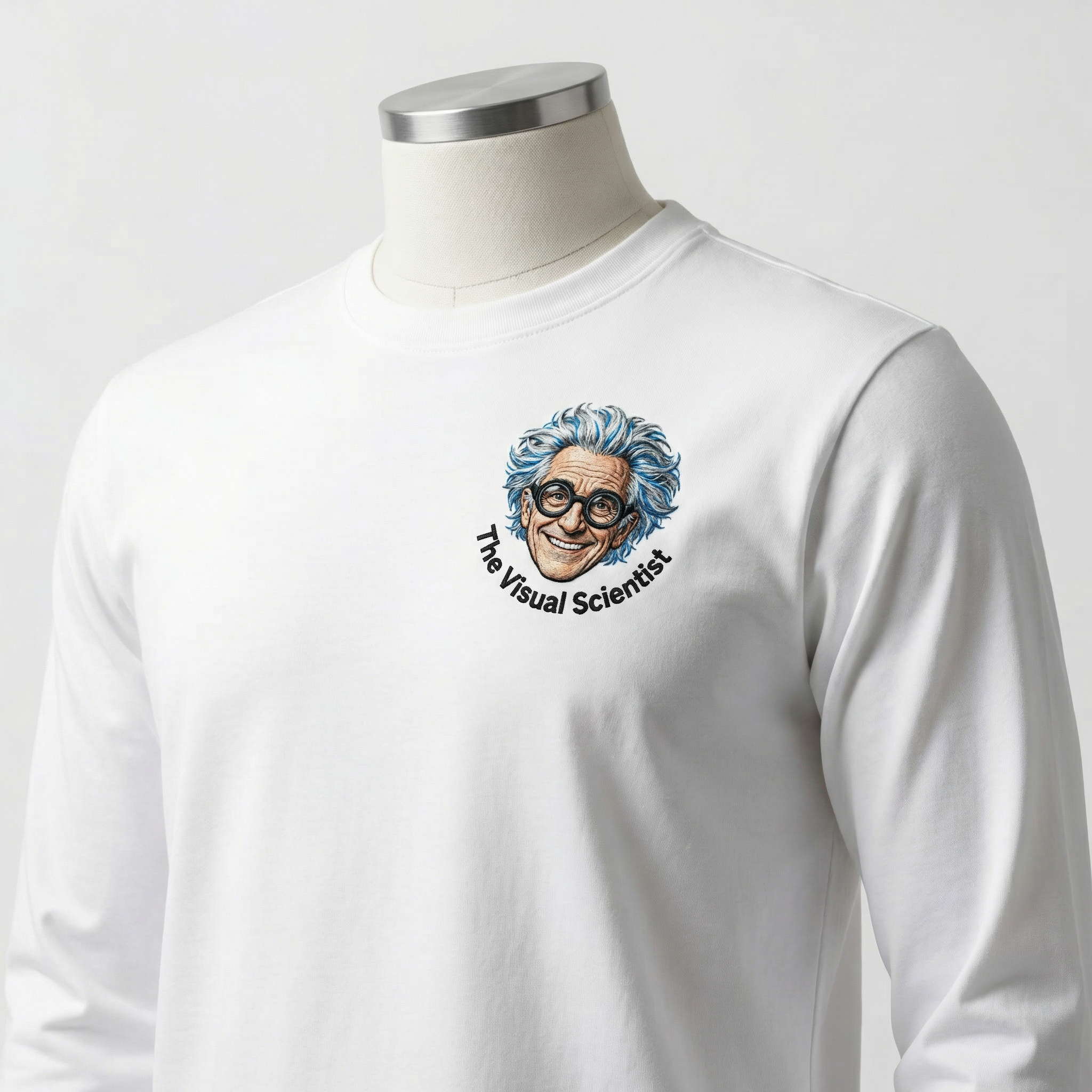 Unisex Science Logo Long Sleeve Shirt for Class & Lab | The Visual Scientist