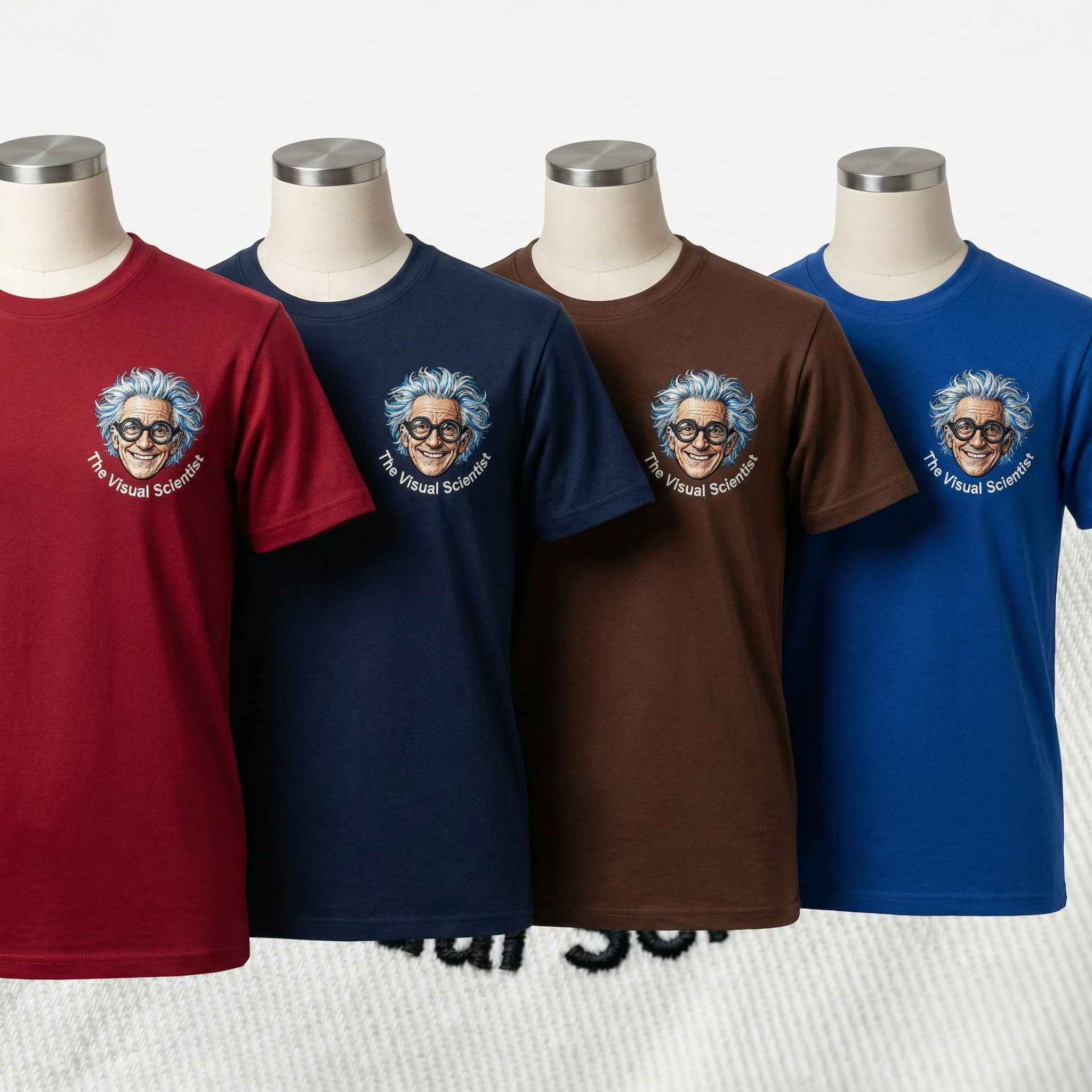 Unisex Science Crest T-Shirt – Embroidered | The Visual Scientist