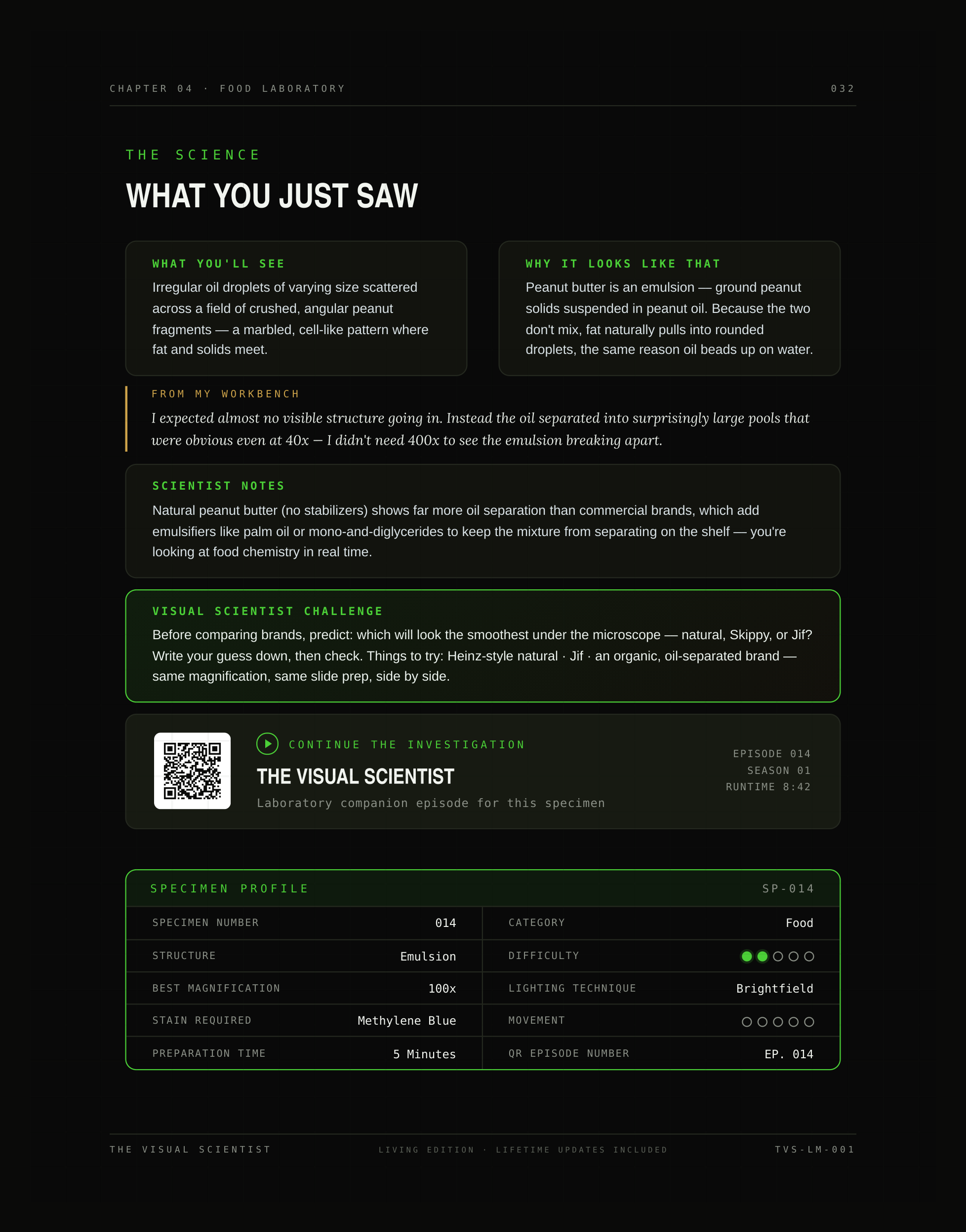 The Official Visual Scientist Lab Manual (Living Edition)