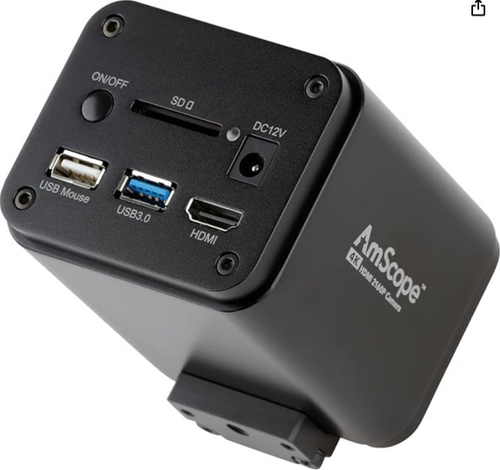 AmScope 4K HDMI Wi-Fi Microscope Camera (AF408)