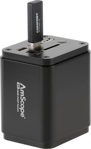 AmScope 4K HDMI Wi-Fi Microscope Camera (AF408)